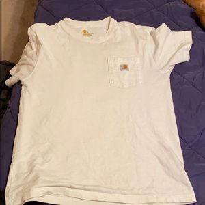White Carhartt tee